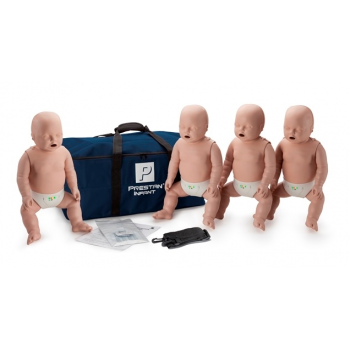 ZESTAW FANTOMÓW NIEMOWLĘ 4 SZT CPR-AED Z TORBĄ TRANSPORTOWĄ PRESTAN